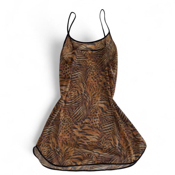 Vassarette Women's Brown and Orange Dress - Picture 1 of 3
